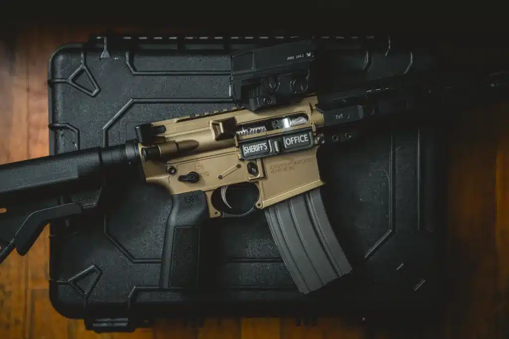 Detroit Gun Works AR15 resurgence black rifle tanodized