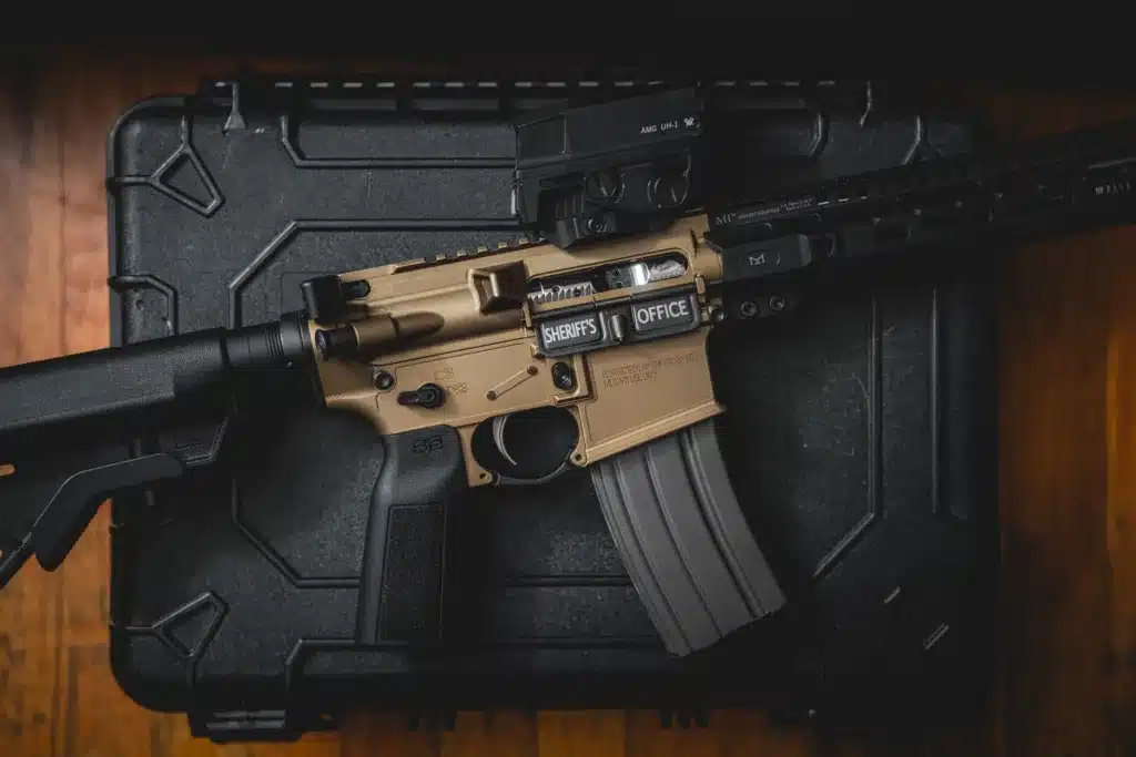 Detroit Gun Works AR-15 resurgence black rifle tanodized SBR